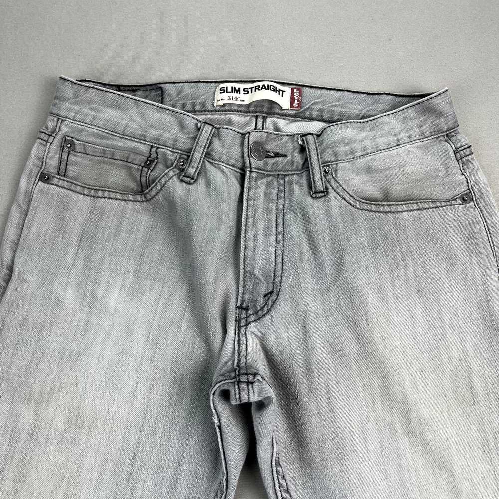 Levi's Levis 514 Jeans 31x32 Gray Denim Straight … - image 5