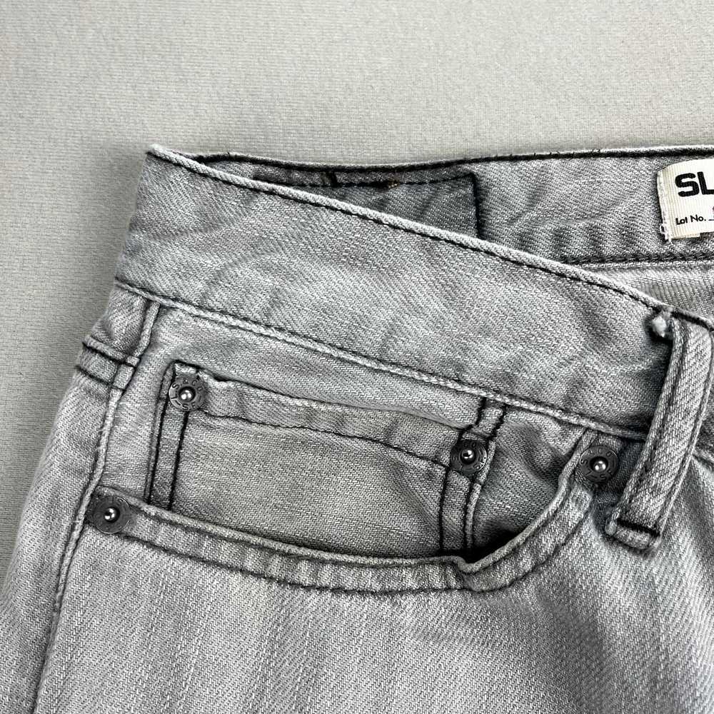 Levi's Levis 514 Jeans 31x32 Gray Denim Straight … - image 6