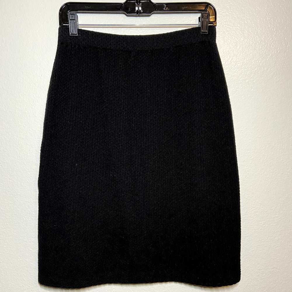 Other St. John Caviar Santana Knit Skirt wool Kne… - image 4