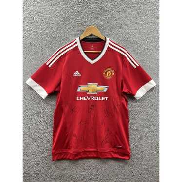 Adidas Adidas Manchester United Red Signed Soccer 