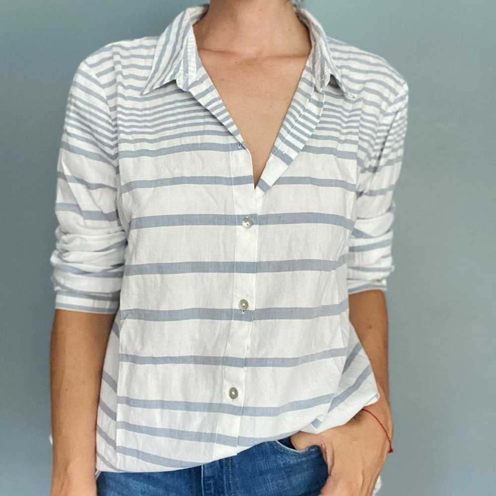 Jill.J Oversized or Right Sized Stripe Shirt - image 1