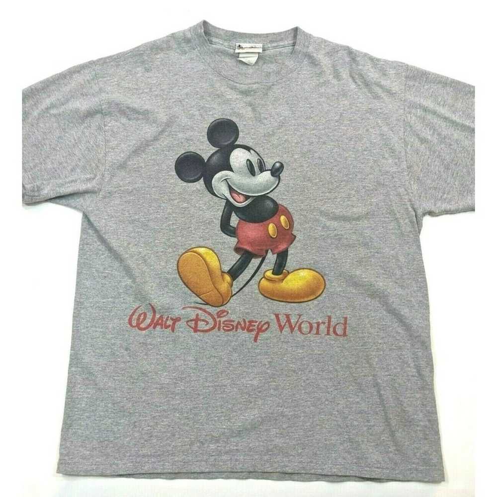 Vintage 1990s Disney World Mickey Mouse Tee T-shi… - image 1