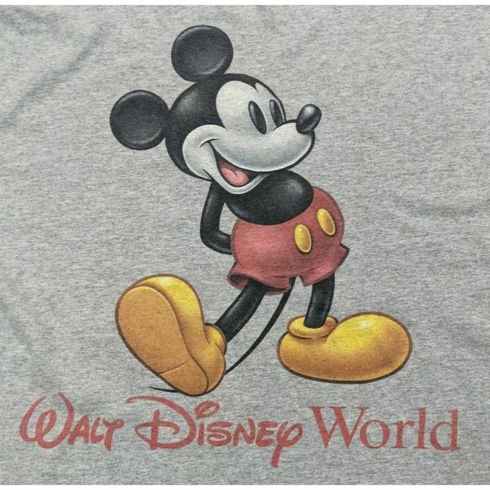 Vintage 1990s Disney World Mickey Mouse Tee T-shi… - image 2