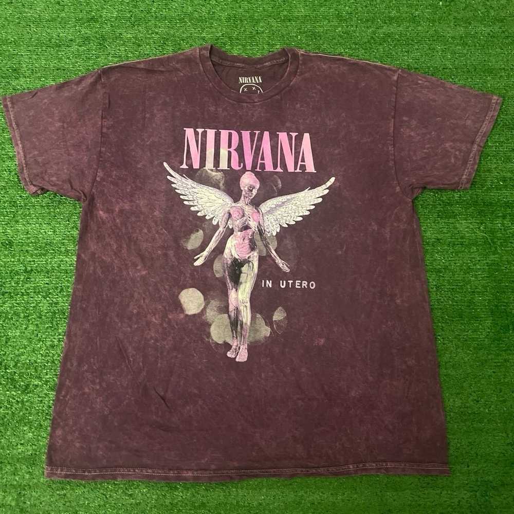 Nirvana In Utero Live ‘93 Shirt Sz XL - image 1