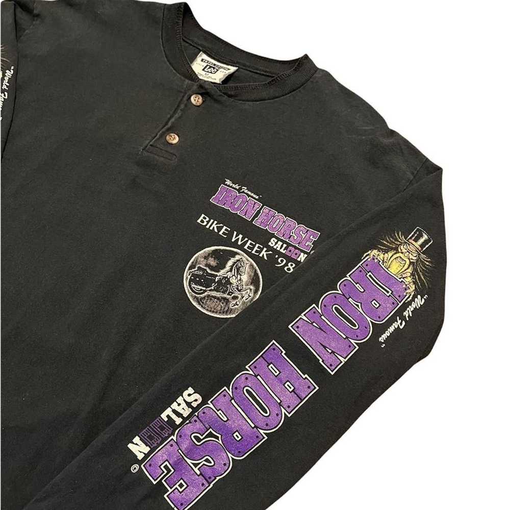 Lee × Vintage Vintage 1998 Bike Week Tee - image 3