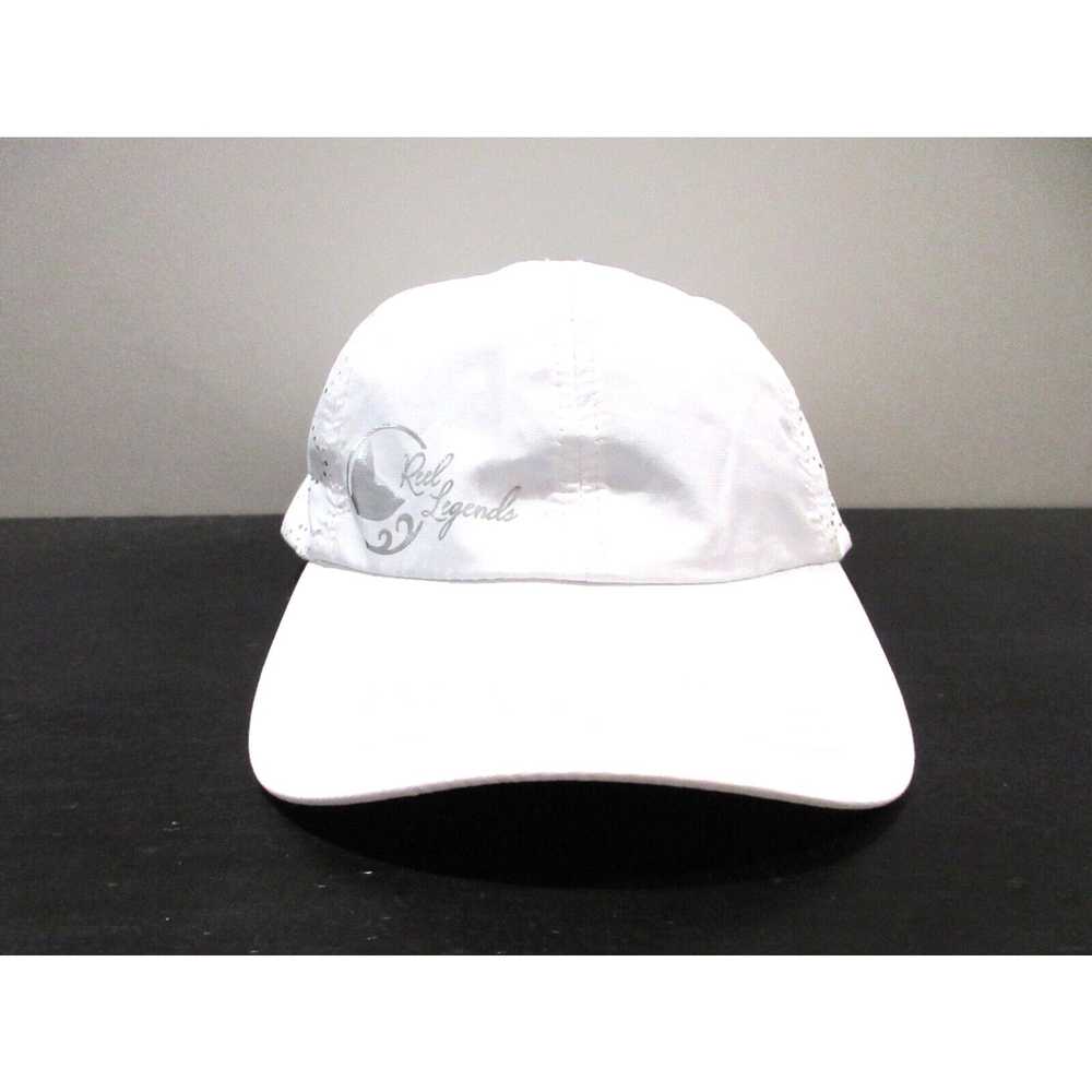 Vintage Reel Legends Hat Cap Strap Back White Gra… - image 1