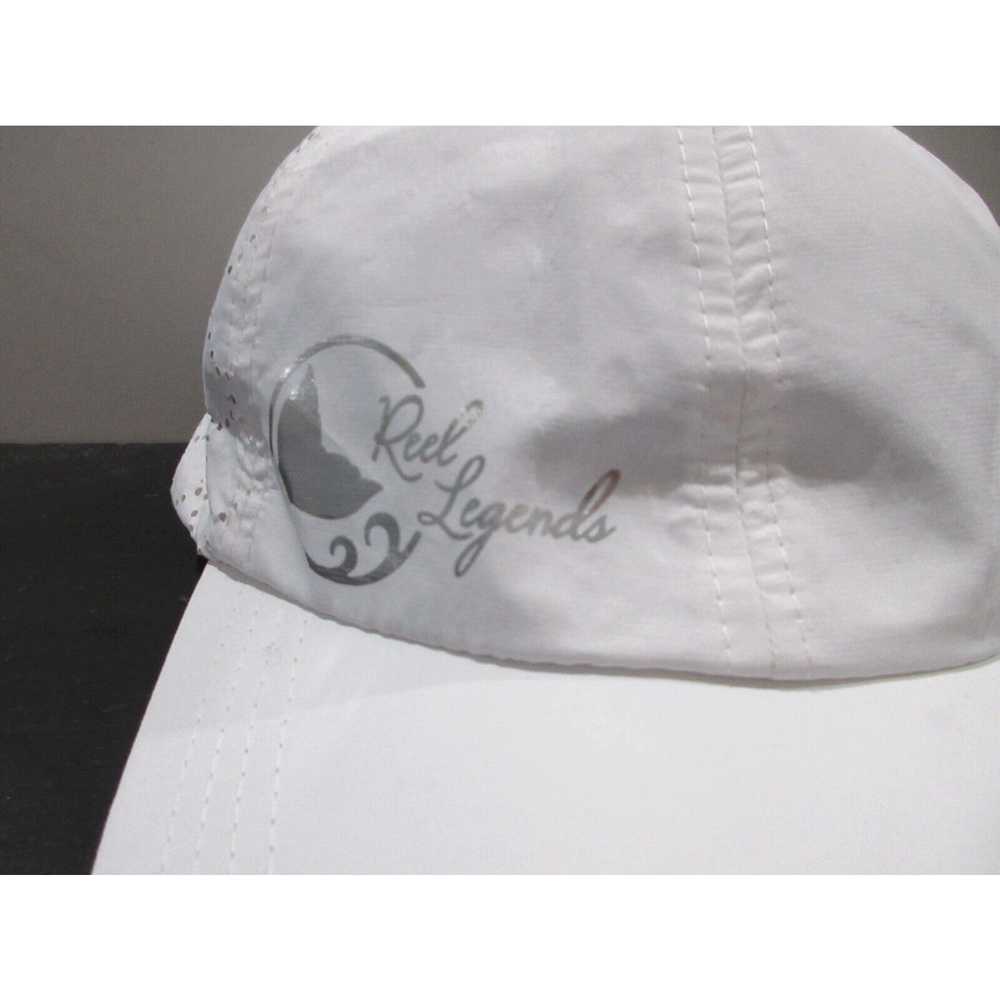Vintage Reel Legends Hat Cap Strap Back White Gra… - image 2