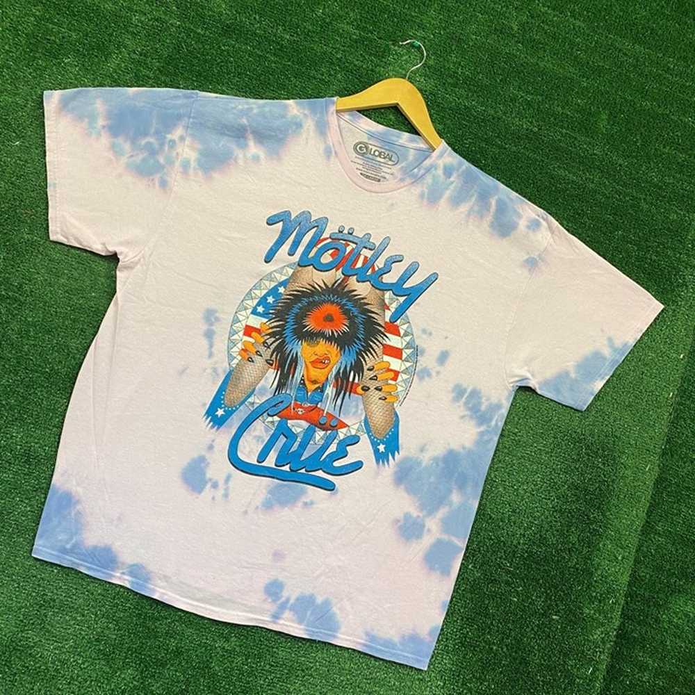Motley Crue tie dye Tshirt size 2XL - image 3