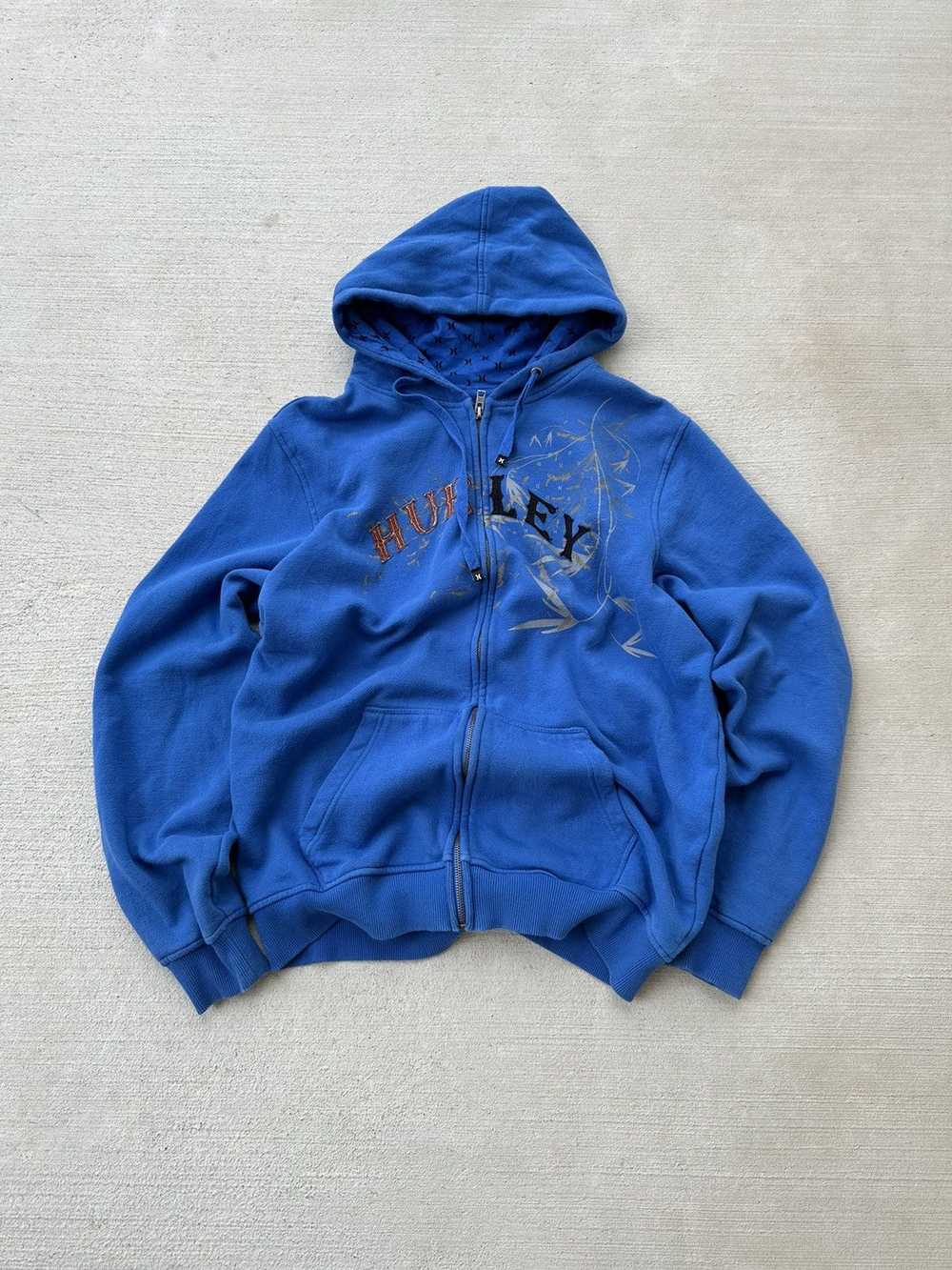 Hurley × Rare × Vintage Y2K Hurley Full Zip Up Ho… - image 1