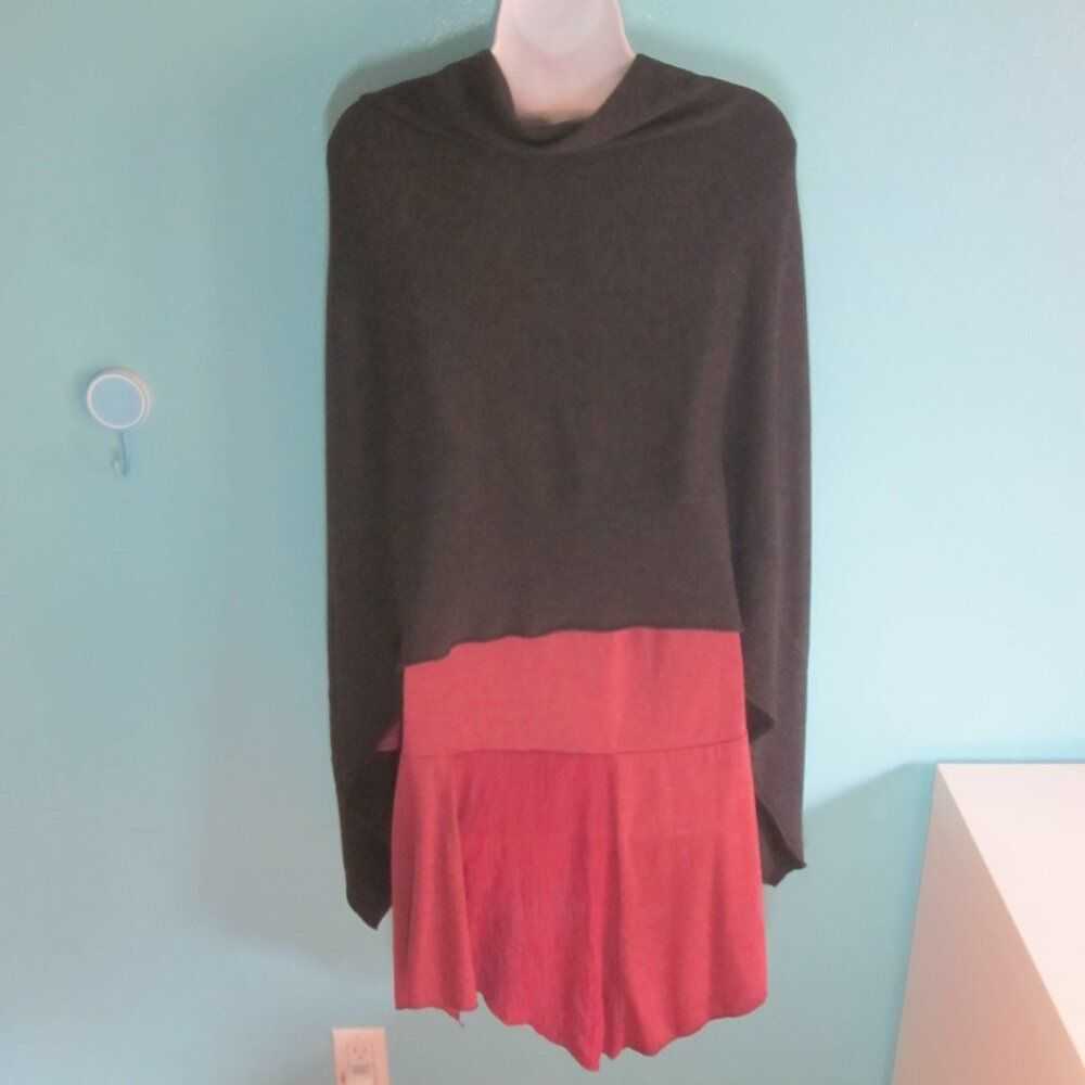 Eileen Fisher Eileen Fisher Poncho Sweater Charco… - image 4