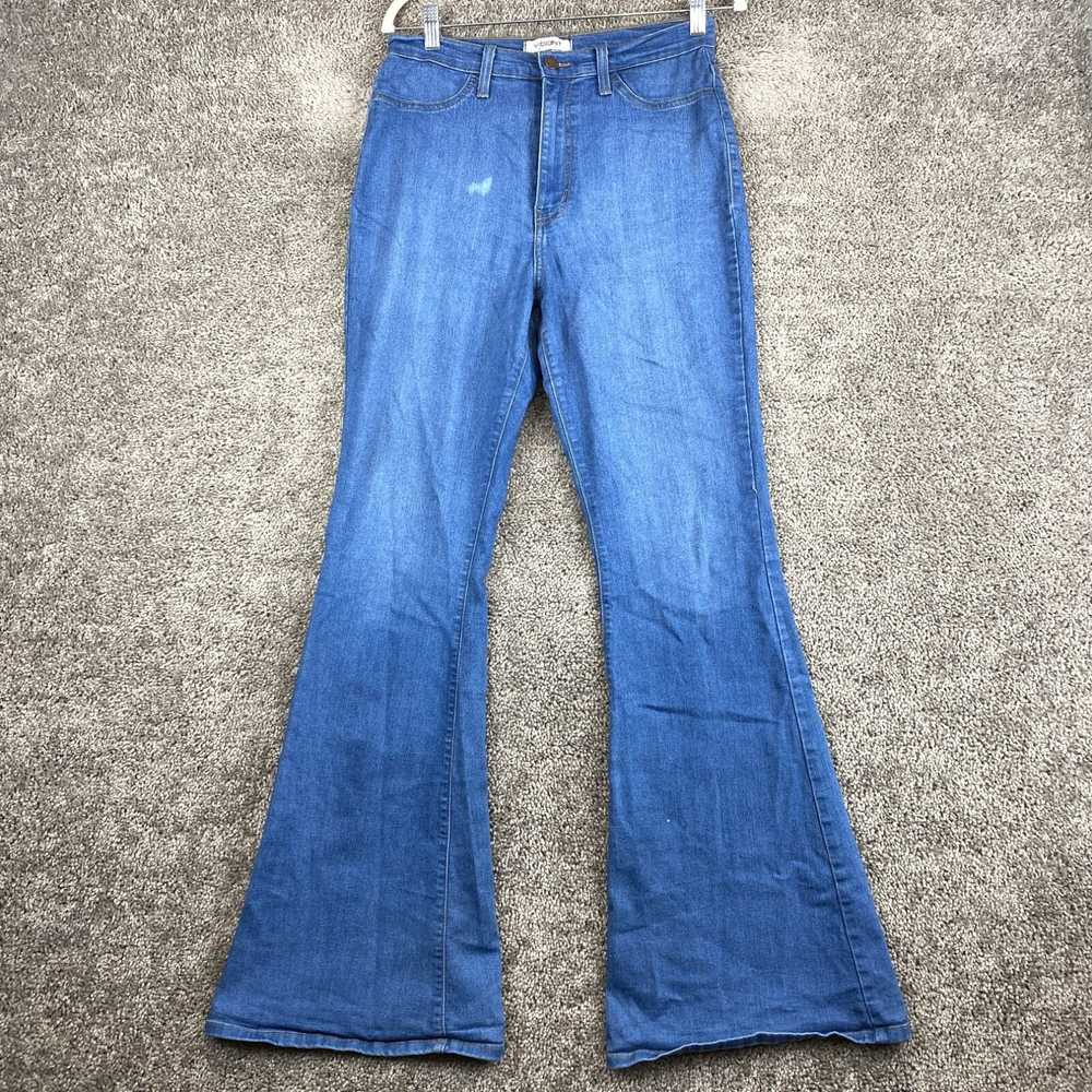 HIGH Vibrant Flared Denim Jeans Women's Size 13 B… - image 1