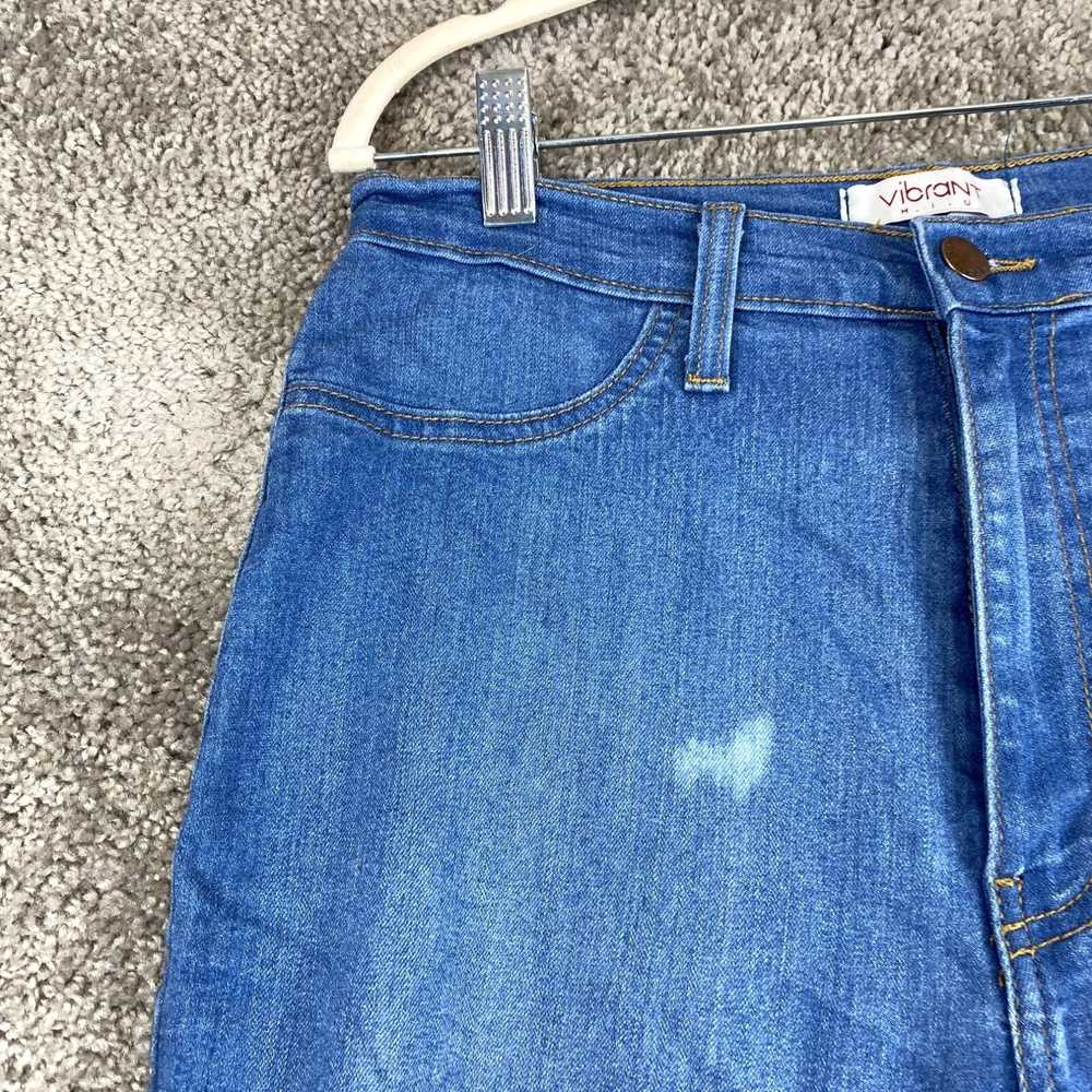HIGH Vibrant Flared Denim Jeans Women's Size 13 B… - image 3