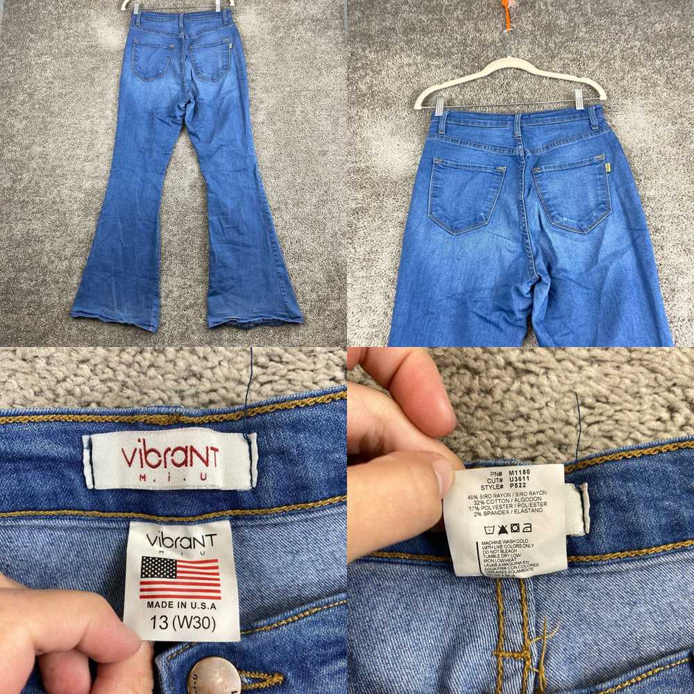 HIGH Vibrant Flared Denim Jeans Women's Size 13 B… - image 4