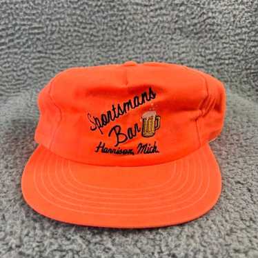 Harrison Vintage Sportsman Bar Snapback Hat Neon … - image 1