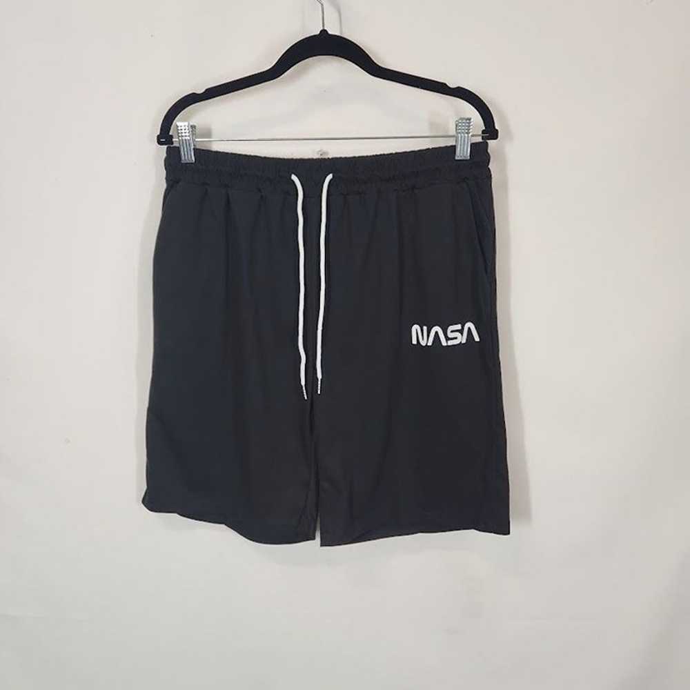 Shein Men's Nasa matching Tee and Shorts Set in B… - image 8