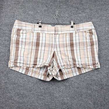 Torrid Torrid Shorts Womens 26 Plus Brown Hot Pan… - image 1