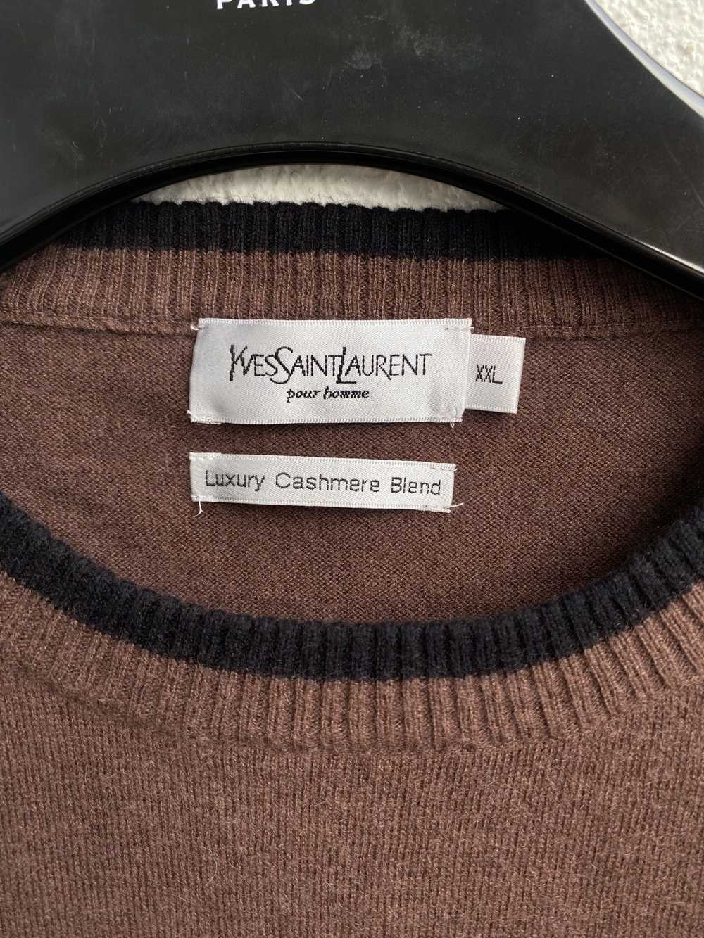 Vintage × Yves Saint Laurent Cashmere YSL Sweater… - image 4