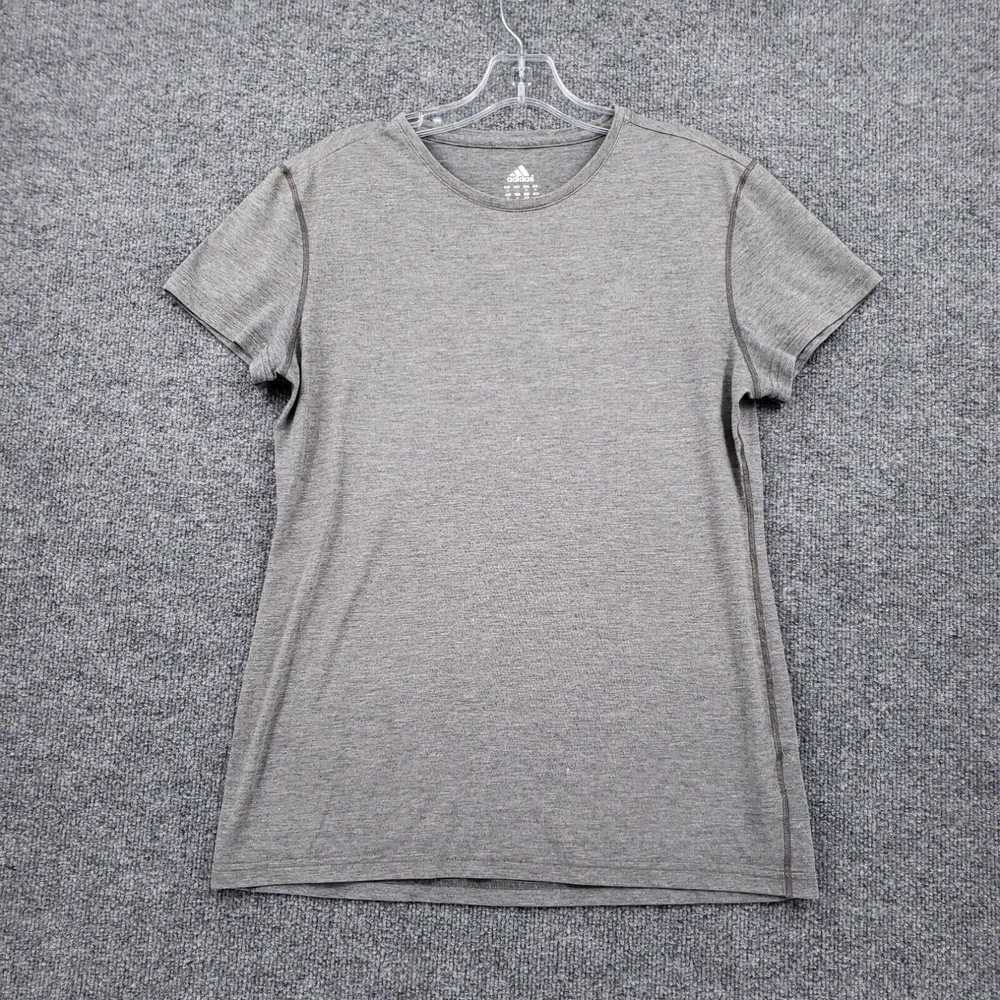 Adidas Adidas T-Shirt Womens L Large Gray Climali… - image 1
