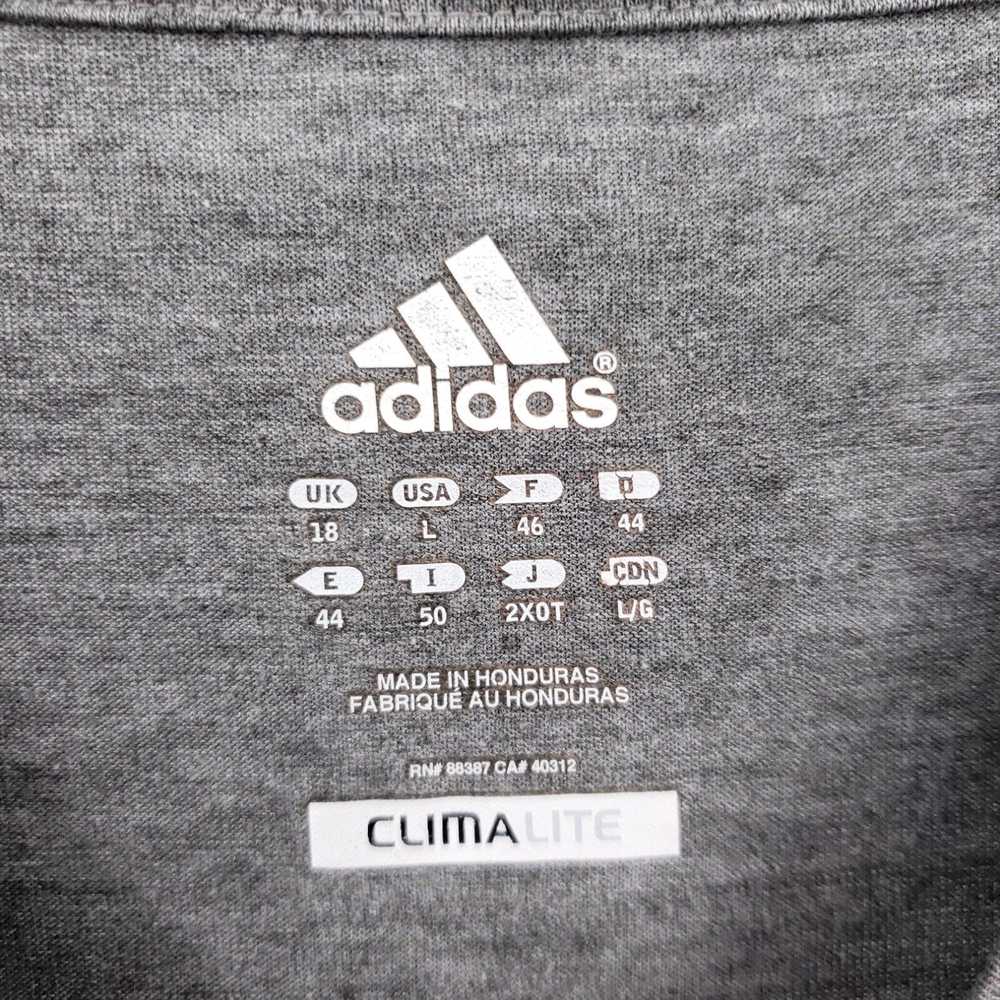 Adidas Adidas T-Shirt Womens L Large Gray Climali… - image 3