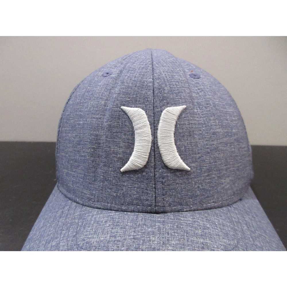 Hurley Hurley Hat Cap Fitted Adult Large Blue Gra… - image 2