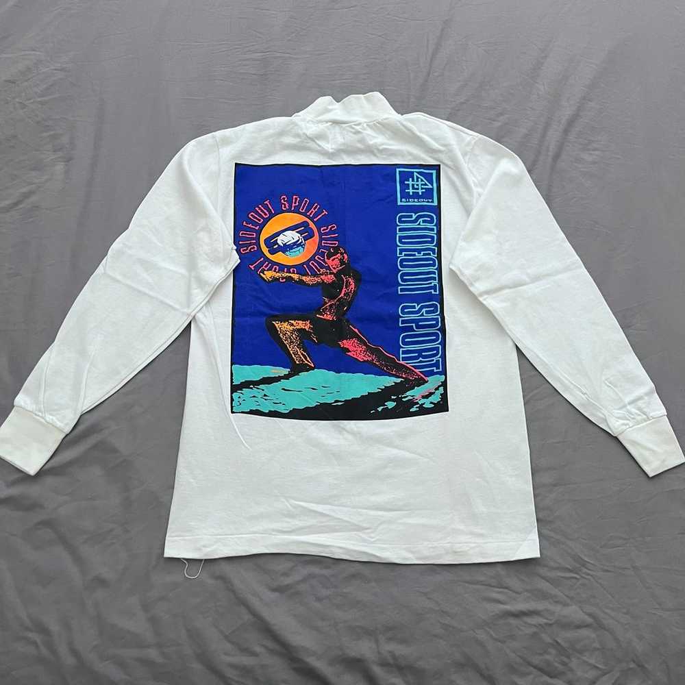 Vintage Sideout Sport LS T-Shirt Medium 90s Singl… - image 6