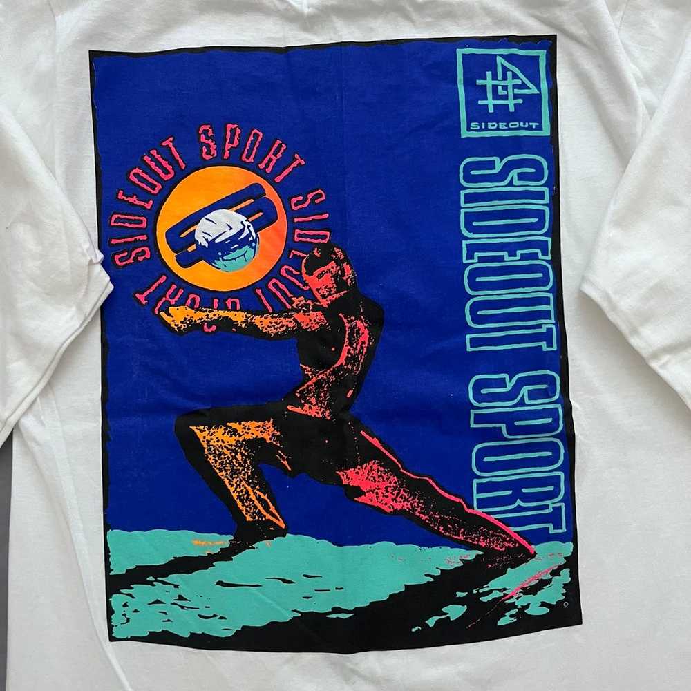 Vintage Sideout Sport LS T-Shirt Medium 90s Singl… - image 7