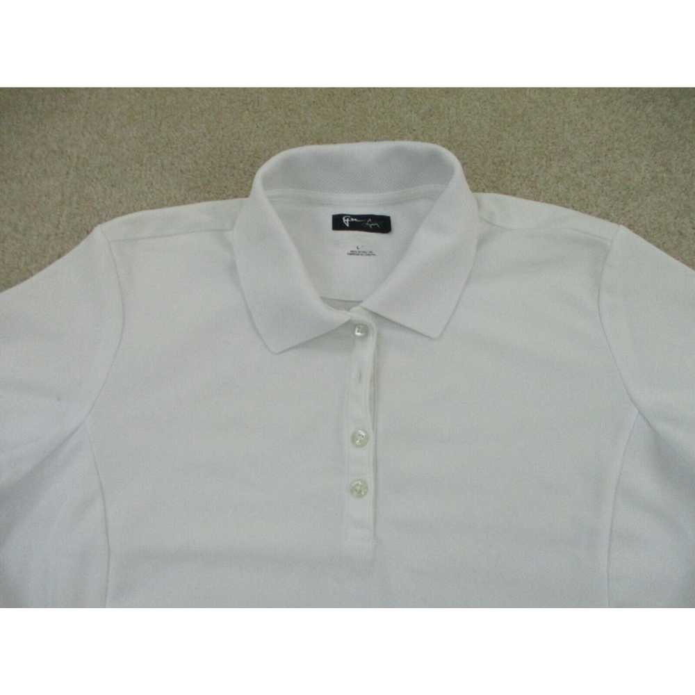 Vintage Greg Norman Polo Shirt Womens Large White… - image 3