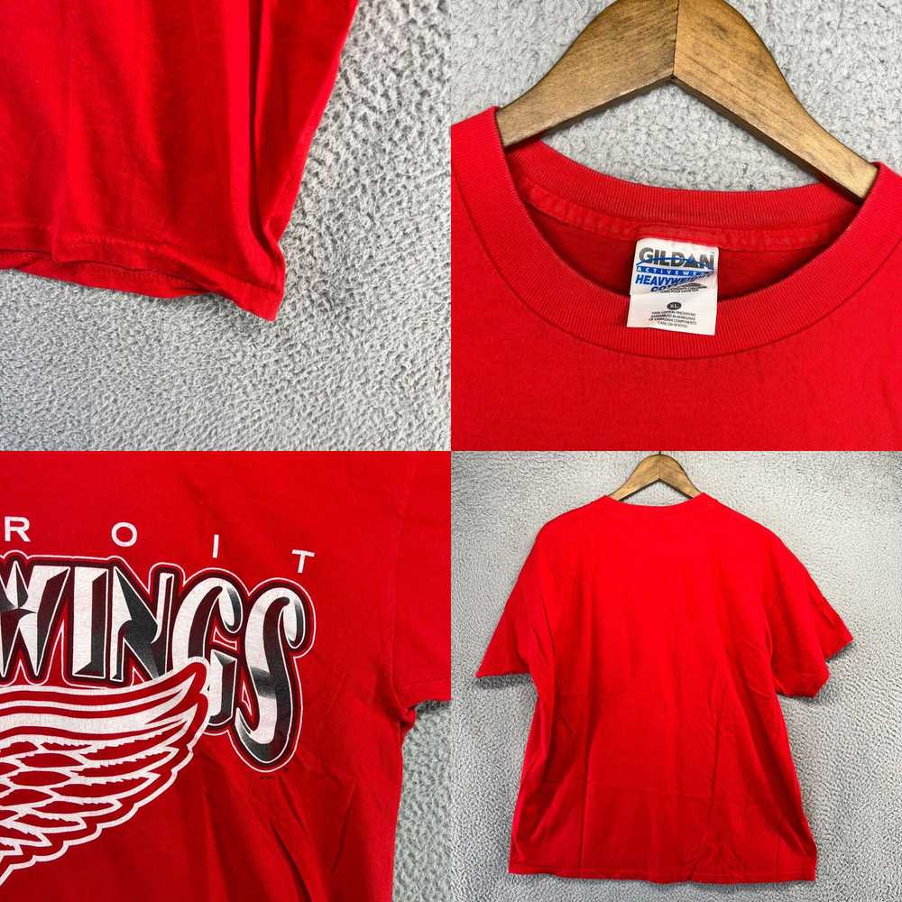 Red Wing Vintage Detroit Red Wings Shirt Men's Ex… - image 4
