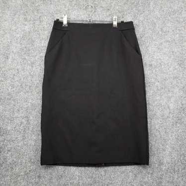 Vintage A New Day Skirt Womens 2 Black Straight P… - image 1