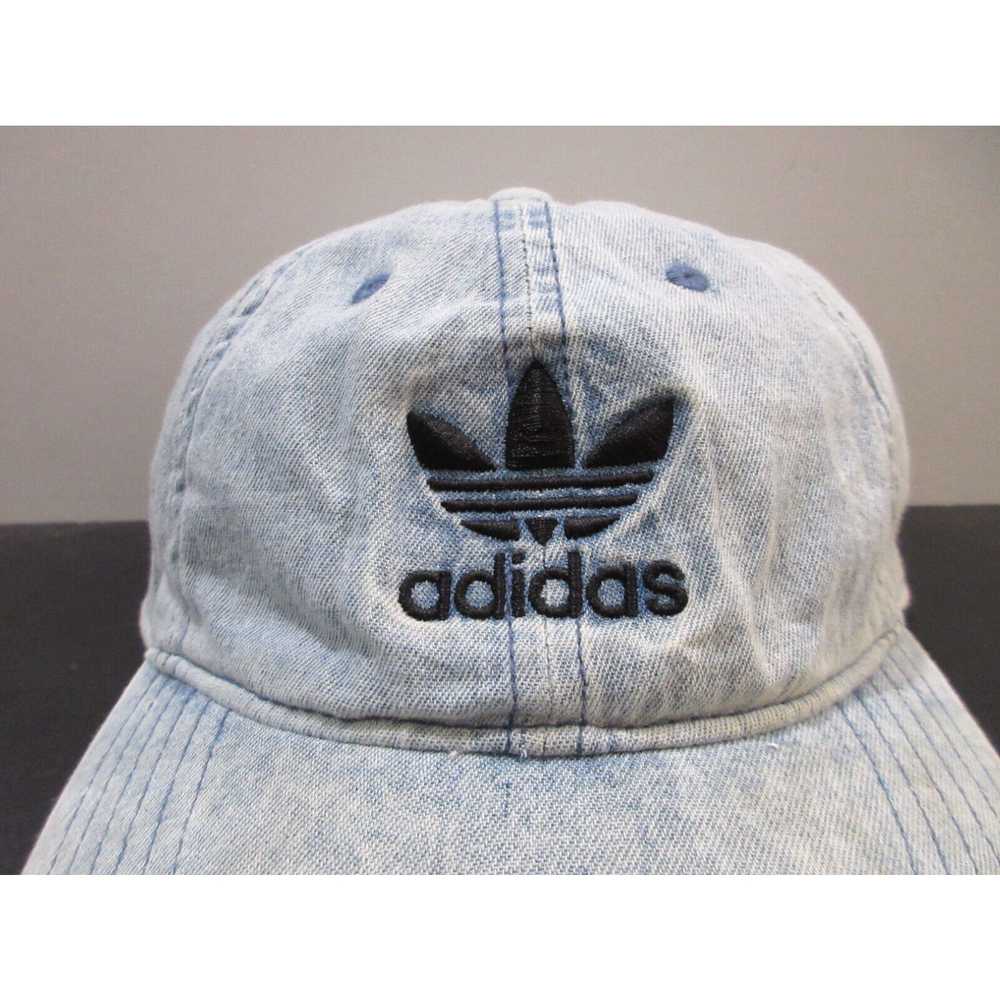 Adidas Adidas Hat Cap Strap Back Blue Black Trefo… - image 2