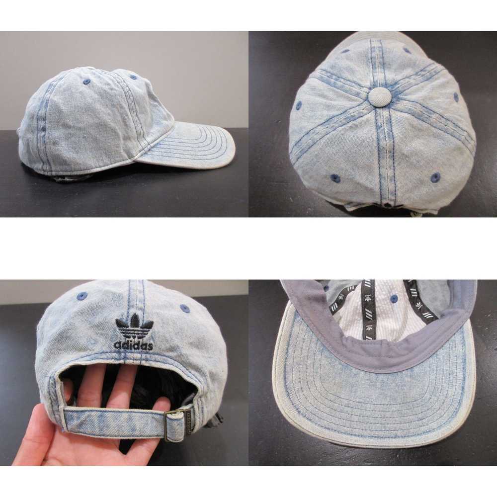 Adidas Adidas Hat Cap Strap Back Blue Black Trefo… - image 4