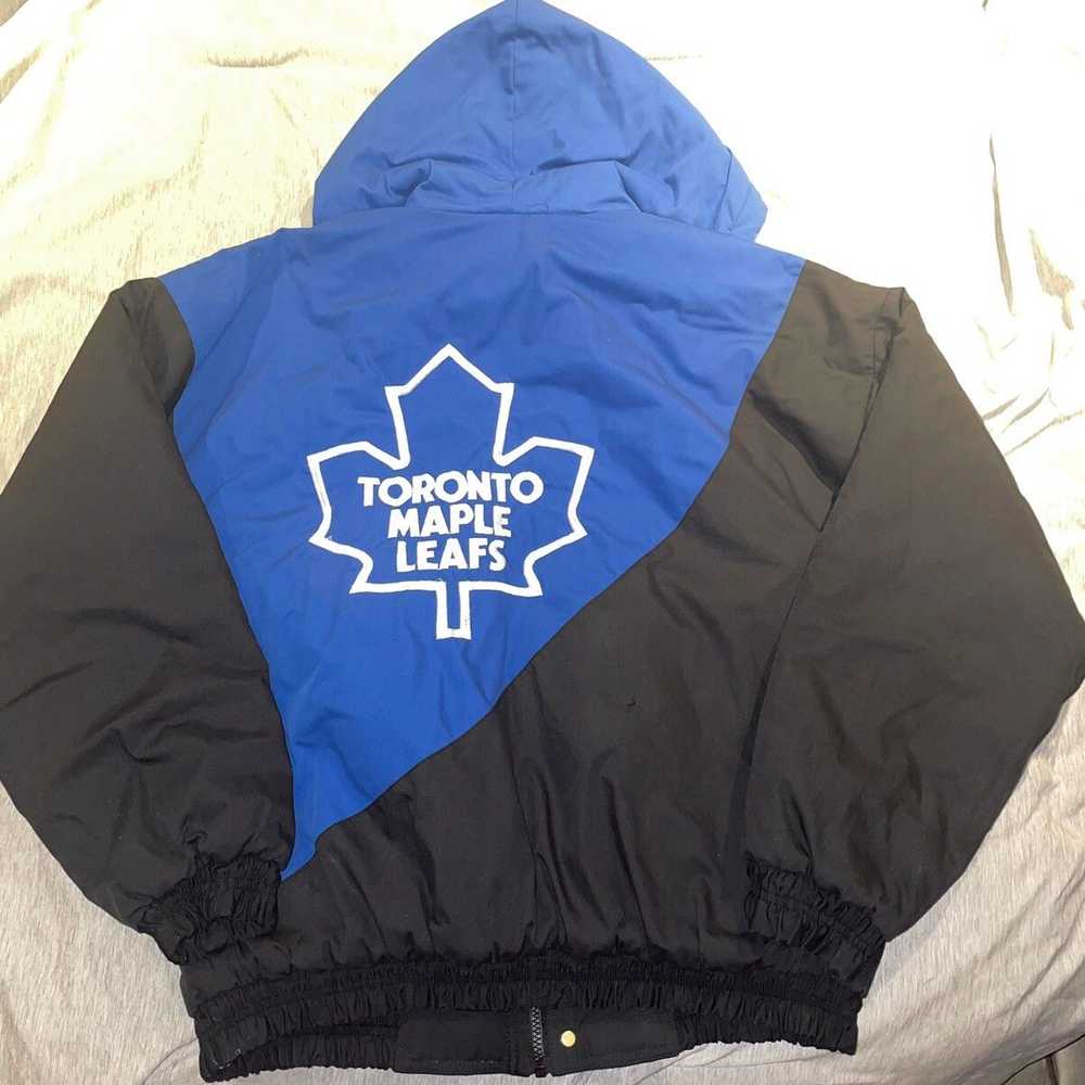 Varsity Jacket Toronto maple leafs 90s colorblock… - image 2