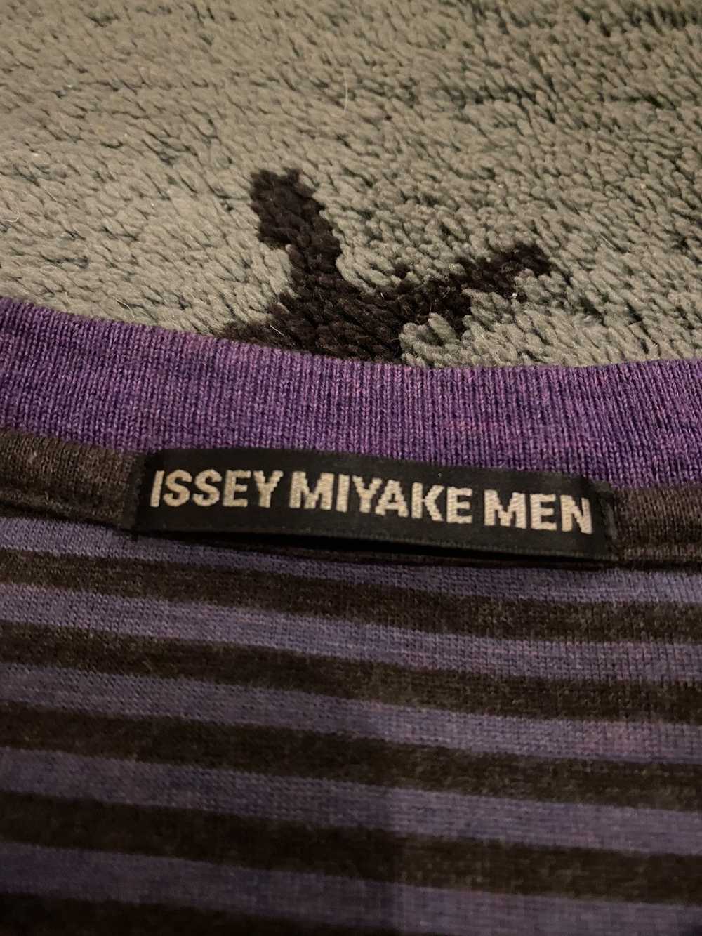 Issey Miyake Issey Miyake Men Stripe Knit Sweater - image 4