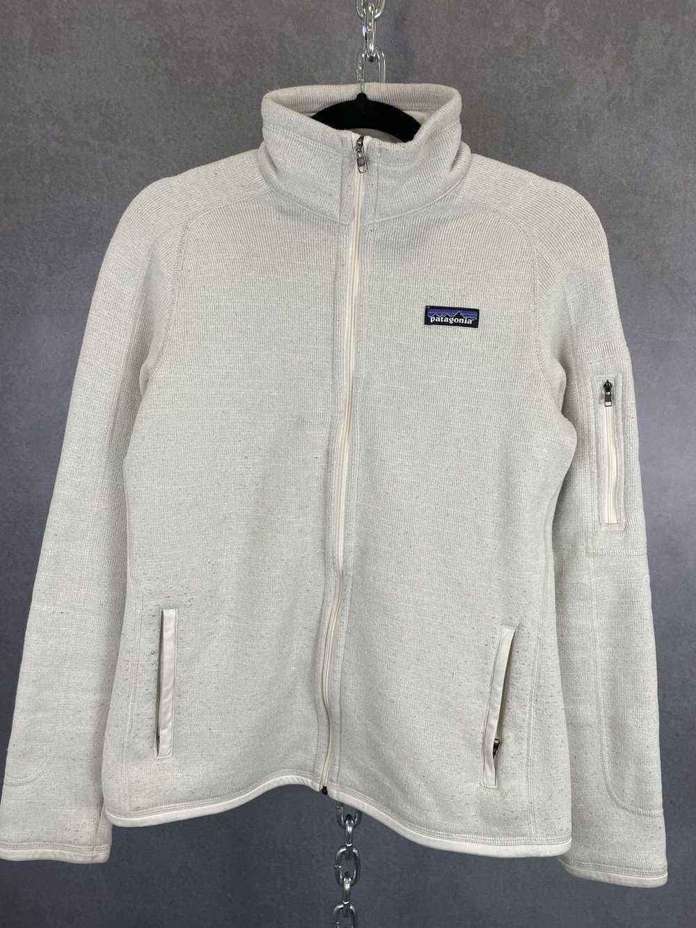 Patagonia Patagonia oatmeal zip up beige fleece j… - image 2