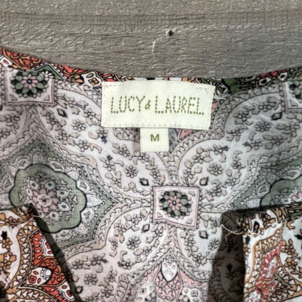 Vintage Lucy & Laurel Womens Medium Batik Print S… - image 3