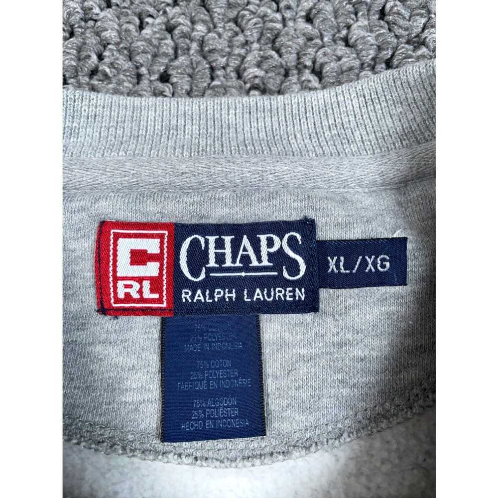 Chaps VTG Chaps Ralph Lauren Flag Embroidered Swe… - image 3