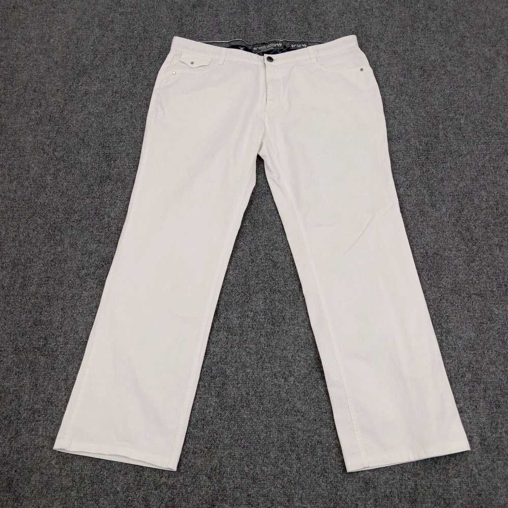 Kenzo Enzo Denim Jeans Mens Size 38x29 White Stra… - image 1