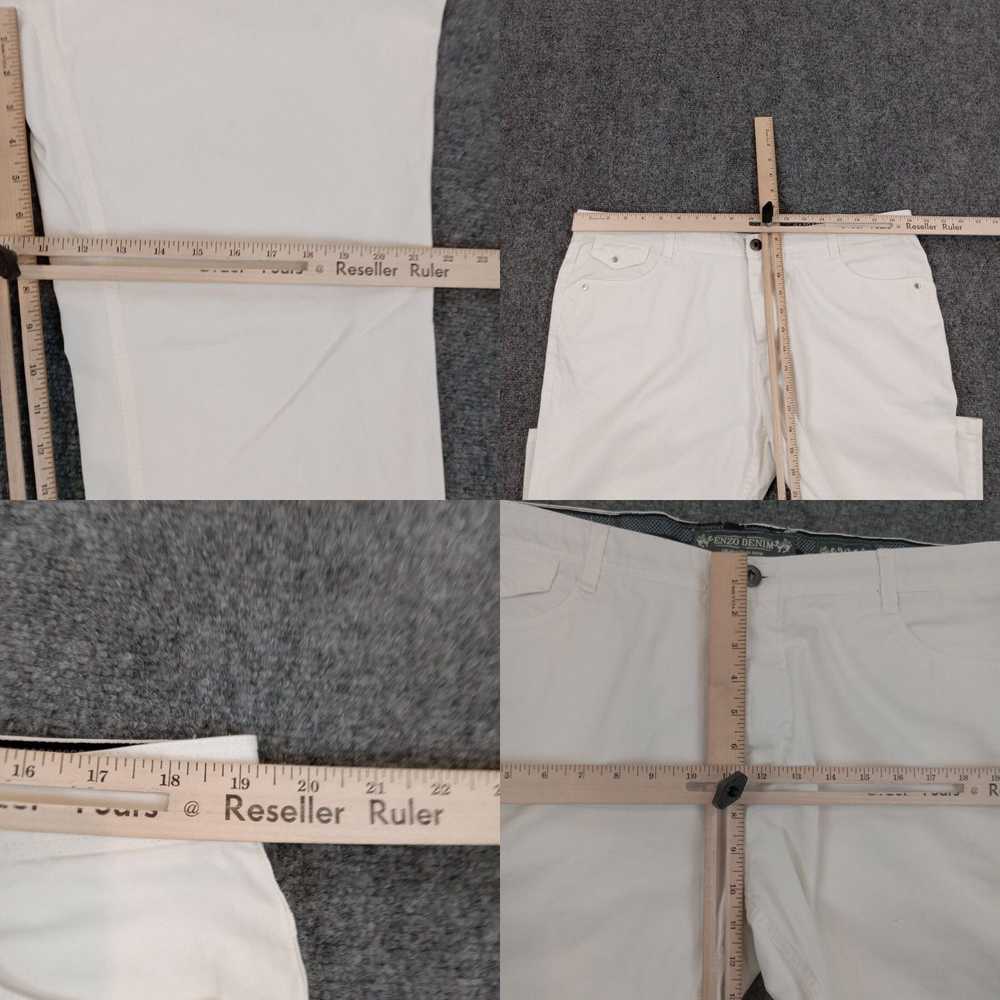 Kenzo Enzo Denim Jeans Mens Size 38x29 White Stra… - image 4