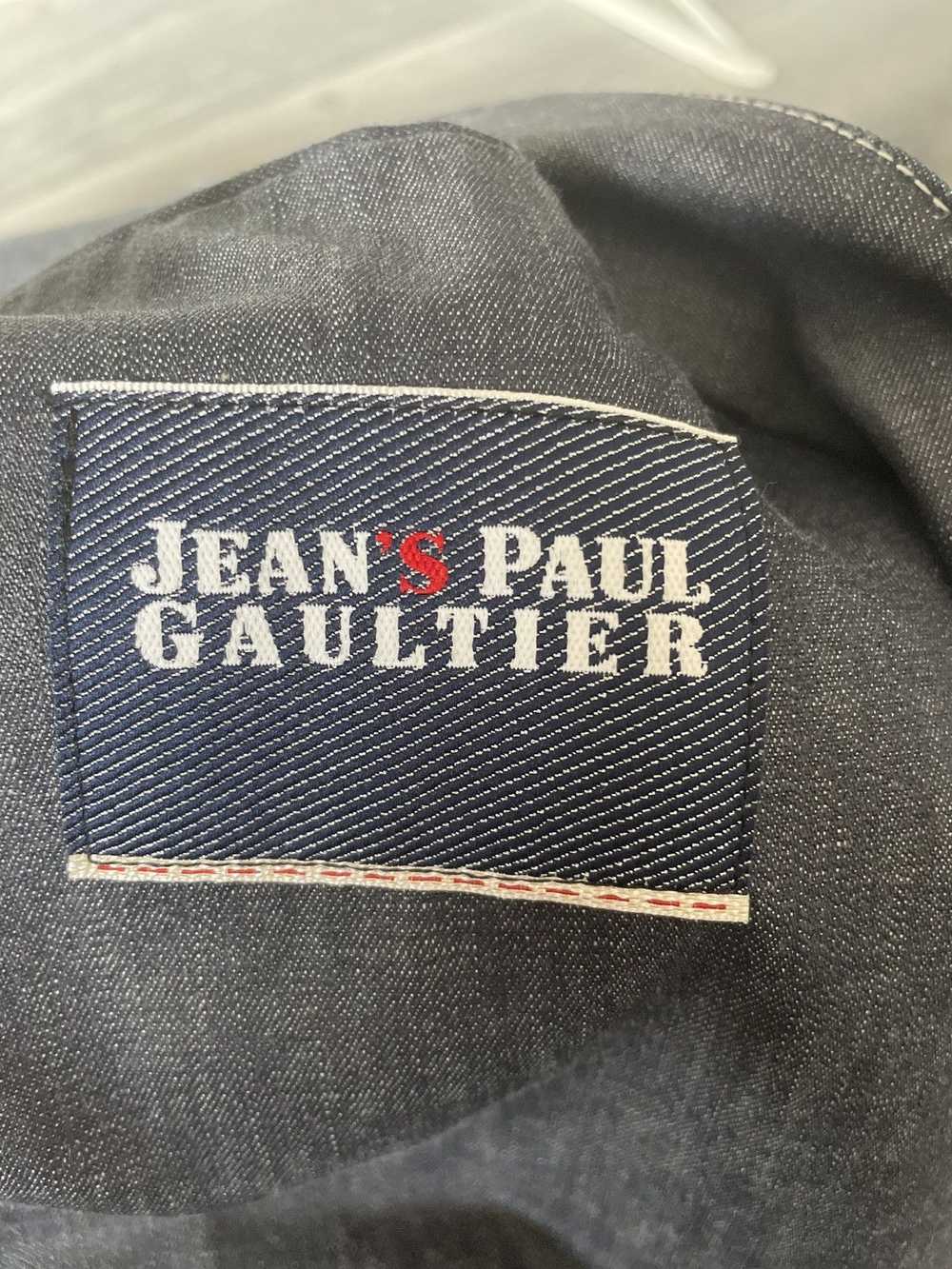 Jean Paul Gaultier SS08 Dark Blue Denim Blazer - image 8