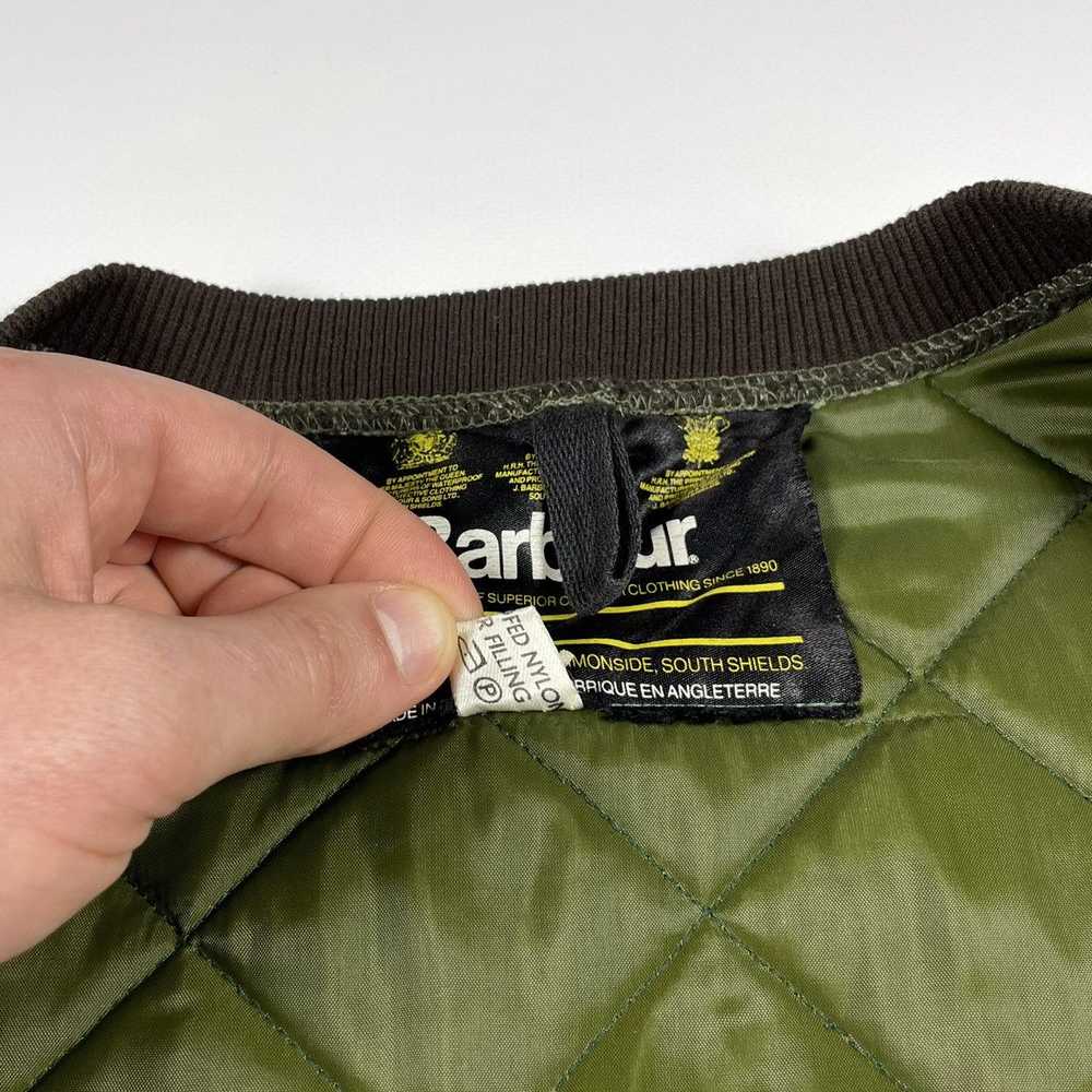 Barbour × Vintage Barbour vintage quilted nylon l… - image 11