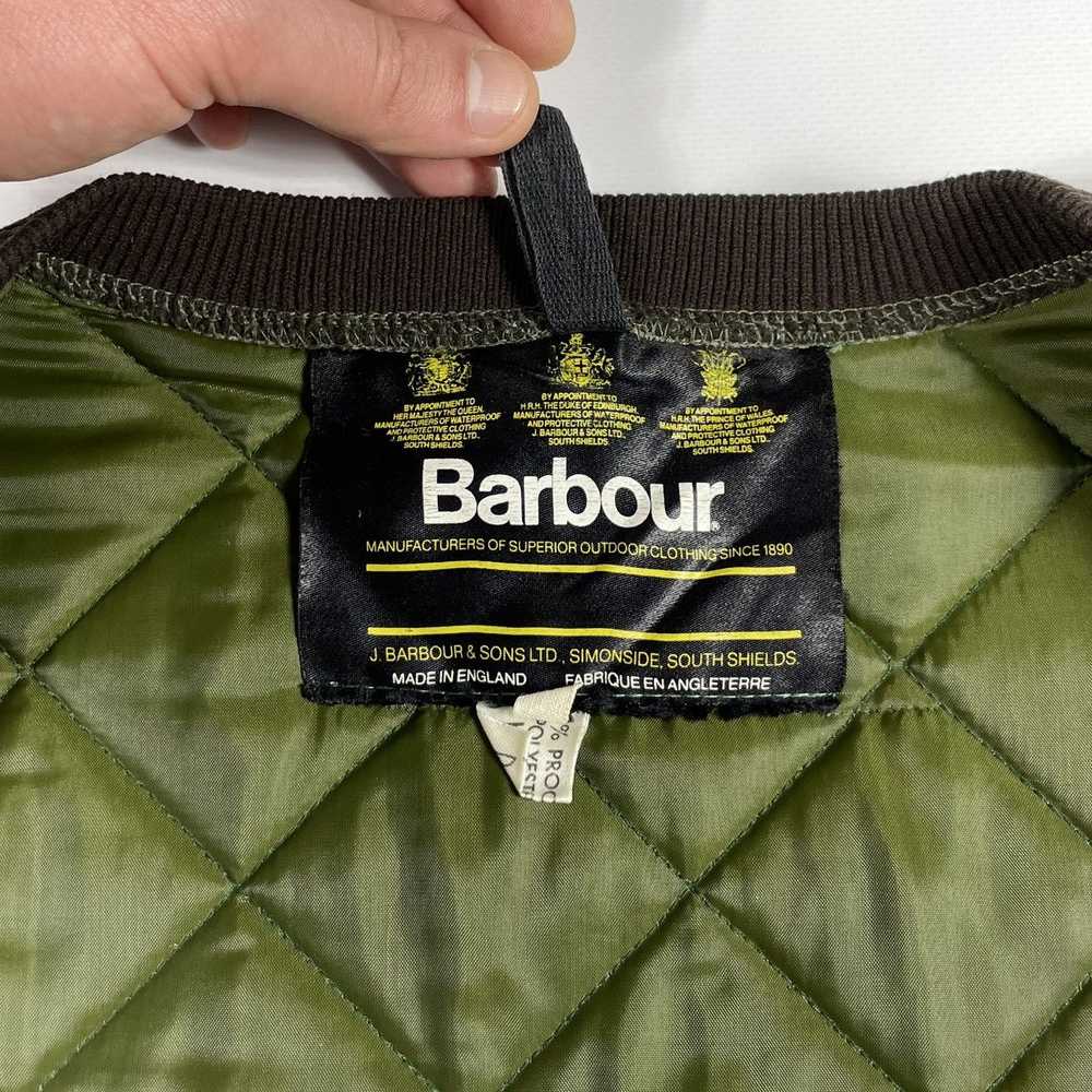 Barbour × Vintage Barbour vintage quilted nylon l… - image 9