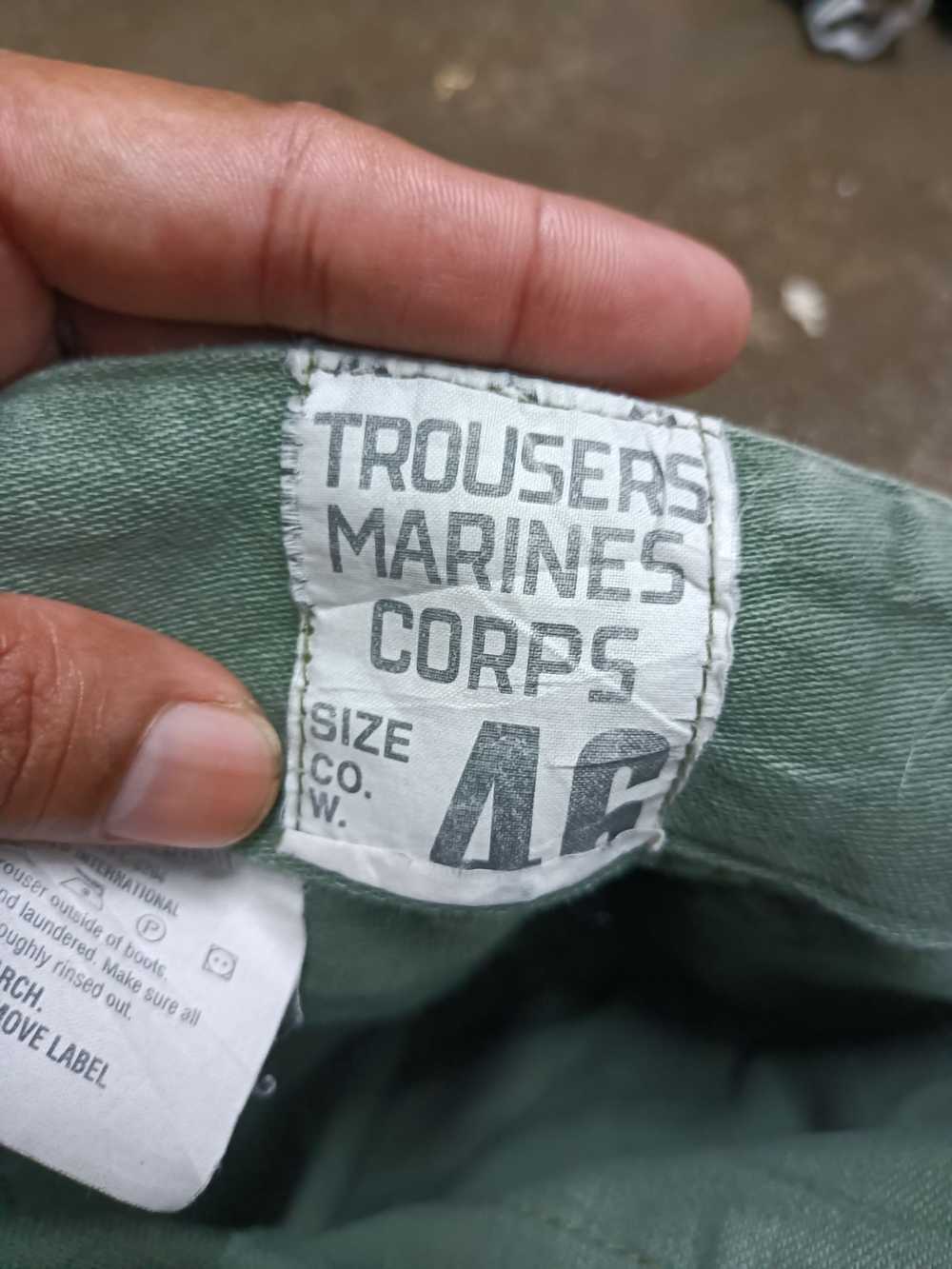 Military × Vintage Vintage trousers marines corps… - image 8
