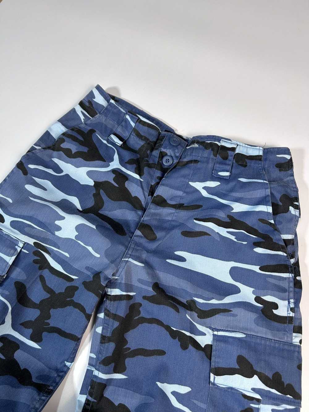 Military × Streetwear × Vintage Blue Camo Kombat … - image 6