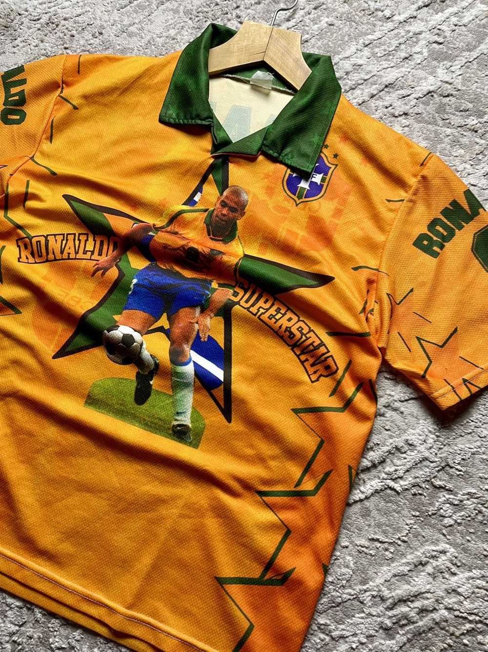 Soccer Jersey × Vintage Vintage Rare Brazil Ronal… - image 3