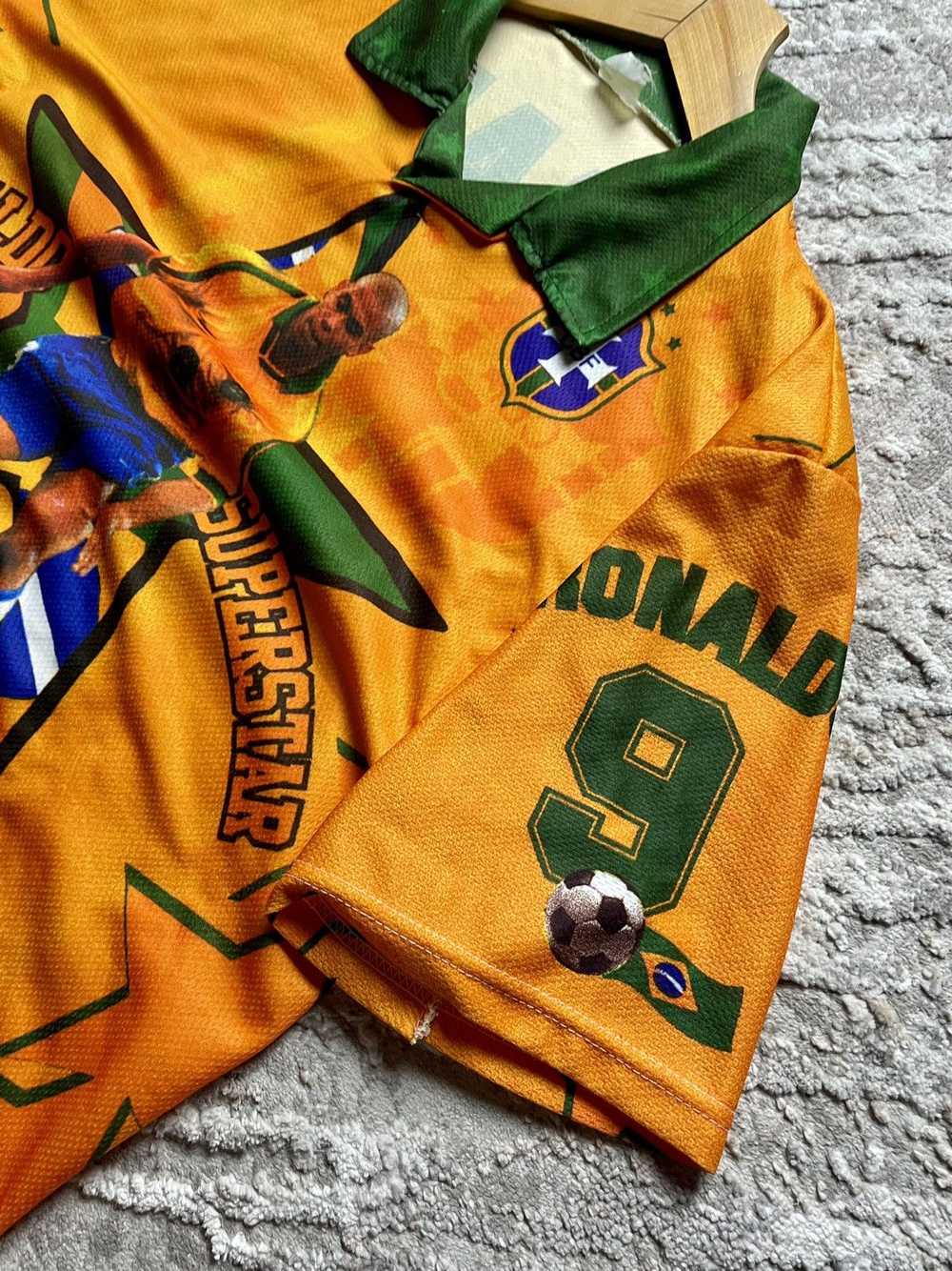Soccer Jersey × Vintage Vintage Rare Brazil Ronal… - image 4