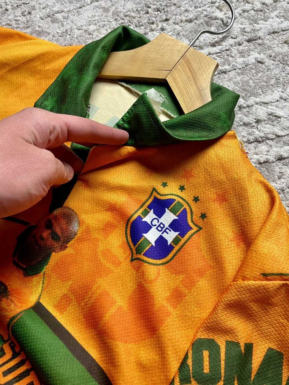 Soccer Jersey × Vintage Vintage Rare Brazil Ronal… - image 5