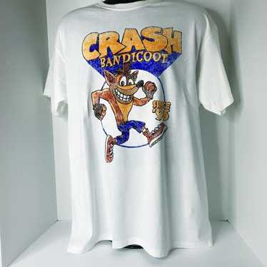 Streetwear Vintage Crash Bandicoot Racing Graphic… - image 1