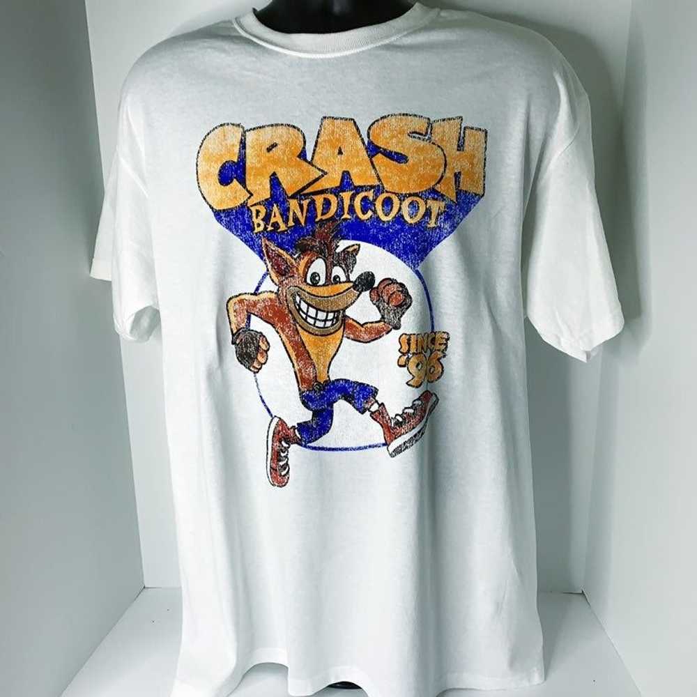 Streetwear Vintage Crash Bandicoot Racing Graphic… - image 2