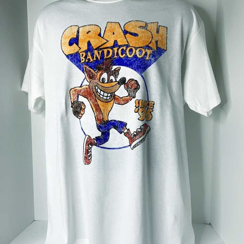 Streetwear Vintage Crash Bandicoot Racing Graphic… - image 3