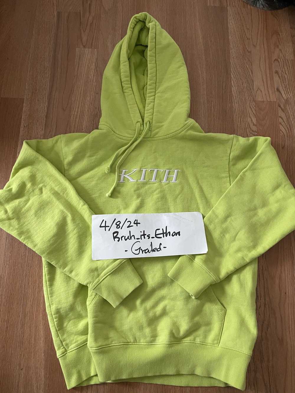 Kith Kith x Nobu Koi Hoodie - Neon Green Size Sma… - image 1